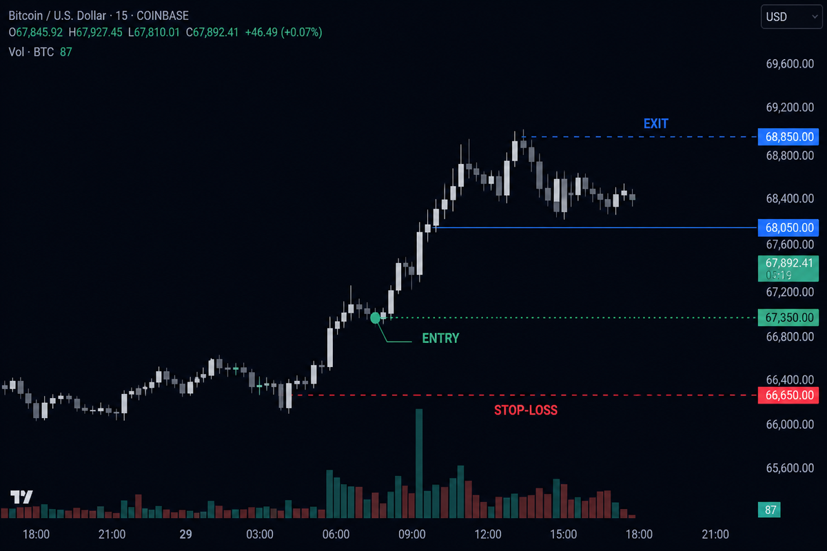 Structure levels with entry and risk context